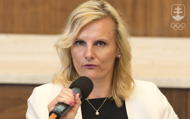 Riaditeľka Antidopingovej agentúry Slovenskej republiky Žaneta Csáderová.